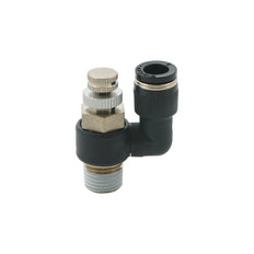 1/4" - M5 Rotatable Pneumatic Needle Valve