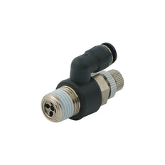 1/4" - R1/4" Meter-In Low Cracking Pressure Rotatable Flow Control Valve