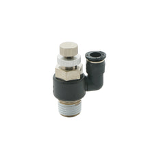 4mm - R1/8" Meter-In Rotatable Flow Control Valve
