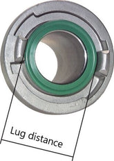 52-C (66 mm) Brass Storz Coupling G 1'' Male Thread