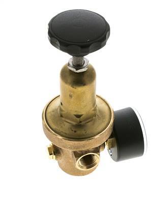 Water Pressure Reducer Bronze G3/8'' 10 l/min 0.2-2 bar/3-29psi