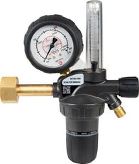CO2 (Carbon Dioxide) And Argon Pressure Regulator 200 bar to 0-30 l/min W21.8x1/14 Female