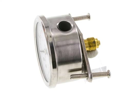 G1/4 Rear Connection Glycerine Pressure Gauge 0 to 0.6 bar 63mm