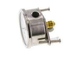 G1/4 Rear Connection Glycerine Pressure Gauge 0 to 0.6 bar 63mm