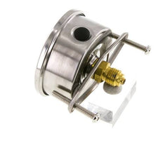 G1/4 Rear Connection Glycerine Pressure Gauge 0 to 0.6 bar 63mm