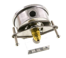 G1/4 Rear Connection Glycerine Pressure Gauge 0 to 0.6 bar 63mm
