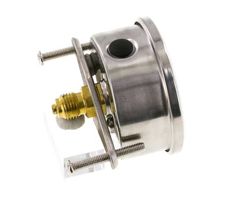 G1/4 Rear Connection Glycerine Pressure Gauge 0 to 0.6 bar 63mm
