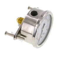 G1/4 Rear Connection Glycerine Pressure Gauge 0 to 0.6 bar 63mm