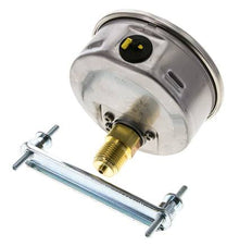 G1/2 Rear Connection Glycerine Pressure Gauge 0 to 1.6 bar 100mm WIKA