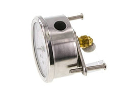 G1/4 Rear Connection Glycerine Pressure Gauge 0 to 1.6 bar 63mm