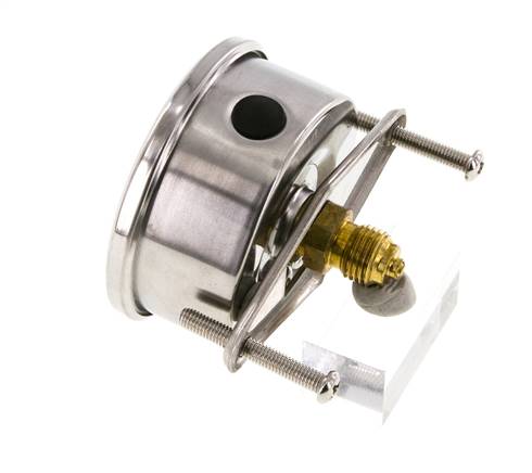 G1/4 Rear Connection Glycerine Pressure Gauge 0 to 1.6 bar 63mm