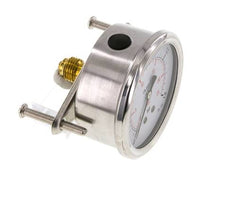 G1/4 Rear Connection Glycerine Pressure Gauge 0 to 1.6 bar 63mm