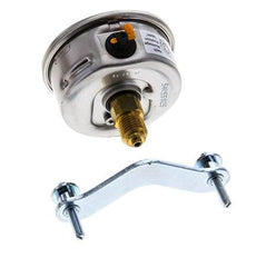 G1/4 Rear Connection Glycerine Pressure Gauge 0 to 1.6 bar 63mm WIKA