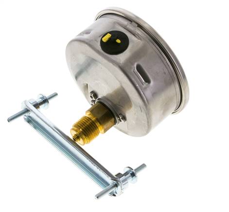G1/2 Rear Connection Glycerine Pressure Gauge 0 to 1000 bar 100mm WIKA