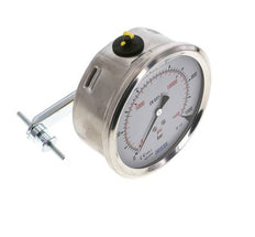 G1/2 Rear Connection Glycerine Pressure Gauge 0 to 1000 bar 100mm WIKA