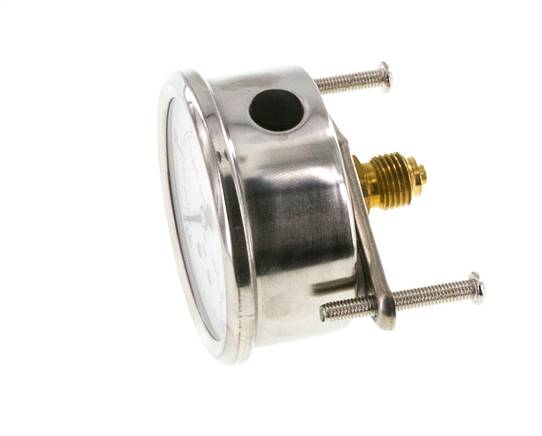 G1/4 Rear Connection Glycerine Pressure Gauge 0 to 1000 bar 63mm