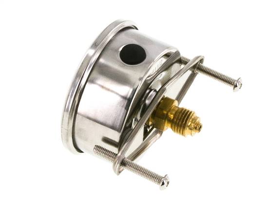 G1/4 Rear Connection Glycerine Pressure Gauge 0 to 1000 bar 63mm