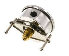 G1/4 Rear Connection Glycerine Pressure Gauge 0 to 1000 bar 63mm