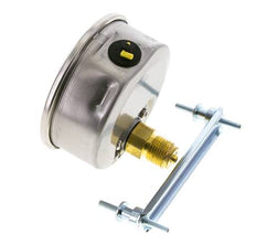 G1/2 Rear Connection Glycerine Pressure Gauge 0 to 100 bar 100mm WIKA