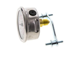 G1/4 Rear Connection Glycerine Pressure Gauge 0 to 100 bar 63mm WIKA