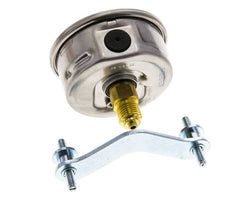 G1/4 Rear Connection Glycerine Pressure Gauge 0 to 100 bar 63mm WIKA