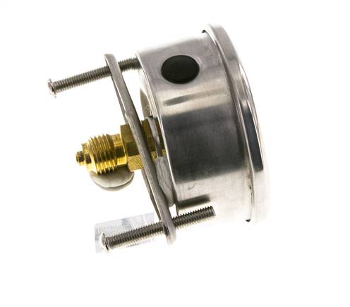 G1/4 Rear Connection Glycerine Pressure Gauge -1 to 0.6 bar 63mm