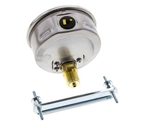 G1/2 Rear Connection Glycerine Pressure Gauge -1 to 1.5 bar 100mm WIKA