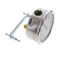 G1/2 Rear Connection Glycerine Pressure Gauge -1 to 1.5 bar 100mm WIKA