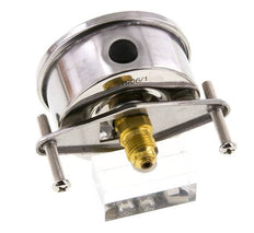 G1/4 Rear Connection Glycerine Pressure Gauge -1 to 1.5 bar 63mm
