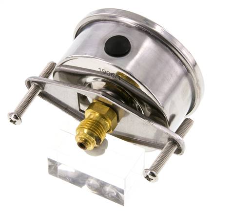 G1/4 Rear Connection Glycerine Pressure Gauge -1 to 1.5 bar 63mm