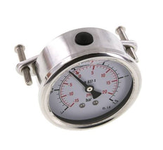 G1/4 Rear Connection Glycerine Pressure Gauge -1 to 1.5 bar 63mm