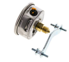 G1/4 Rear Connection Glycerine Pressure Gauge -1 to 1.5 bar 63mm WIKA
