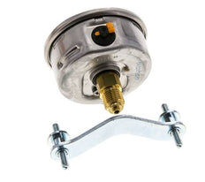 G1/4 Rear Connection Glycerine Pressure Gauge -1 to 1.5 bar 63mm WIKA