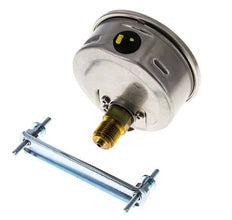 G1/2 Rear Connection Glycerine Pressure Gauge 0 to 1 bar 100mm WIKA