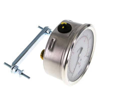 G1/2 Rear Connection Glycerine Pressure Gauge 0 to 1 bar 100mm WIKA