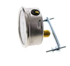 G1/2 Rear Connection Glycerine Pressure Gauge -1 to 0 bar 100mm WIKA