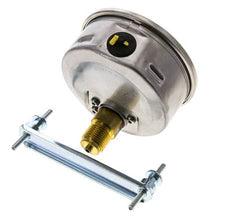 G1/2 Rear Connection Glycerine Pressure Gauge -1 to 0 bar 100mm WIKA