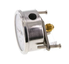 G1/4 Rear Connection Glycerine Pressure Gauge -1 to 15 bar 63mm