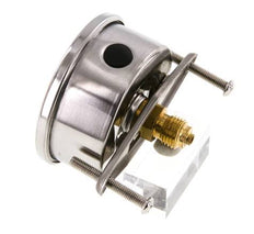 G1/4 Rear Connection Glycerine Pressure Gauge -1 to 15 bar 63mm
