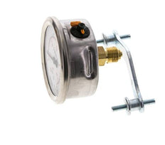 G1/4 Rear Connection Glycerine Pressure Gauge -1 to 15 bar 63mm WIKA