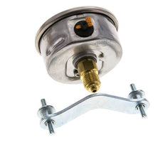 G1/4 Rear Connection Glycerine Pressure Gauge -1 to 15 bar 63mm WIKA
