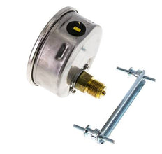 G1/2 Rear Connection Glycerine Pressure Gauge -1 to 3 bar 100mm WIKA