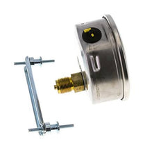 G1/2 Rear Connection Glycerine Pressure Gauge -1 to 3 bar 100mm WIKA