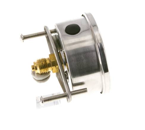 G1/4 Rear Connection Glycerine Pressure Gauge -1 to 3 bar 63mm