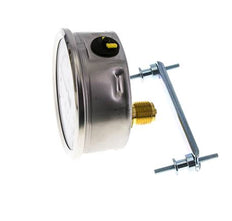 G1/2 Rear Connection Glycerine Pressure Gauge -1 to 5 bar 100mm WIKA