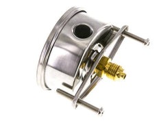 G1/4 Rear Connection Glycerine Pressure Gauge -1 to 5 bar 63mm