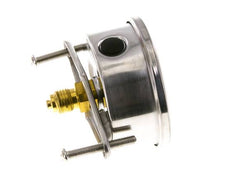 G1/4 Rear Connection Glycerine Pressure Gauge -1 to 5 bar 63mm