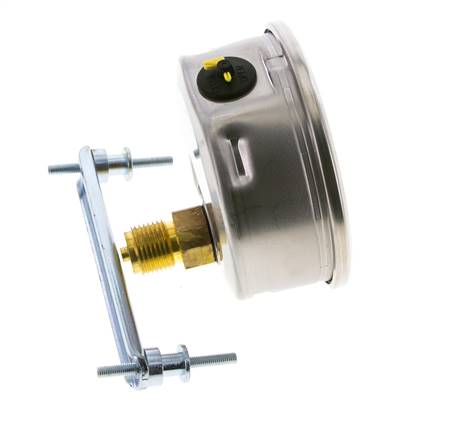 G1/2 Rear Connection Glycerine Pressure Gauge 0 to 160 bar 100mm WIKA