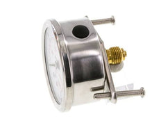 G1/4 Rear Connection Glycerine Pressure Gauge 0 to 160 bar 63mm