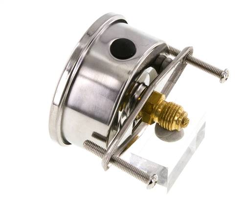 G1/4 Rear Connection Glycerine Pressure Gauge 0 to 160 bar 63mm